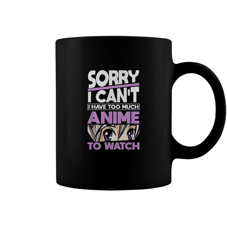 Sorry I Can Not Anime Coffee Mug
