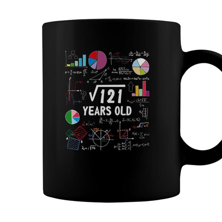 Square Root Of 121 11Th Birthday 11 Years Old Love Math Coffee Mug