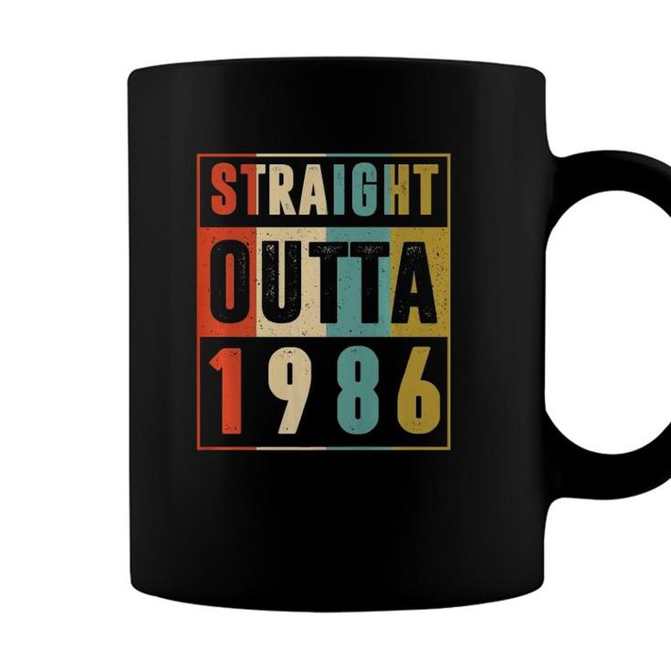 Straight Outta 1986 Vintage 35 Years Old 35Th Birthday Gift  Coffee Mug