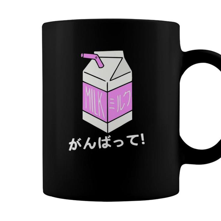 Strawberry Milk Japanese Carton Pink Anime Street Fashion Coffee Mug