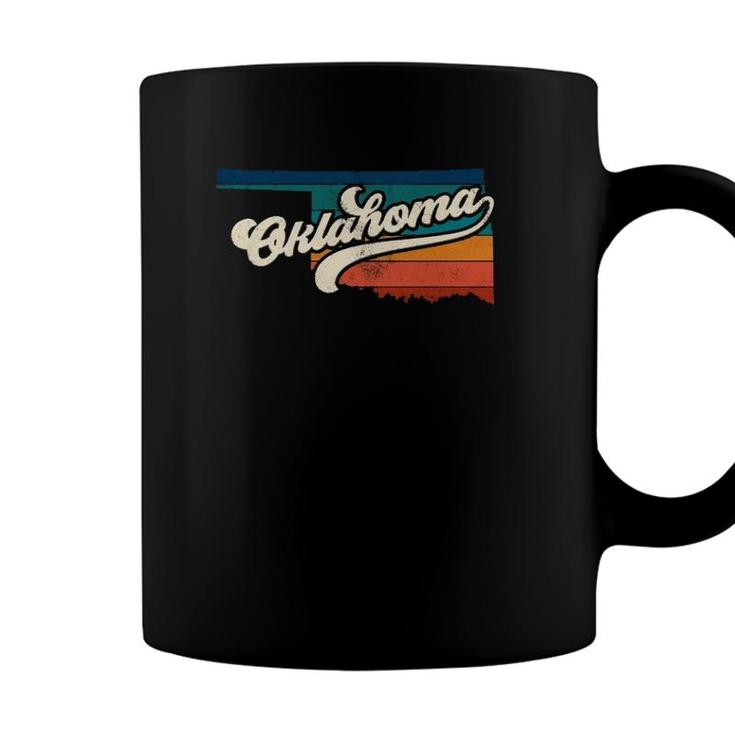 Sunset Vintage Retro Oklahoma Home State Ok 70S 80S Style Coffee Mug