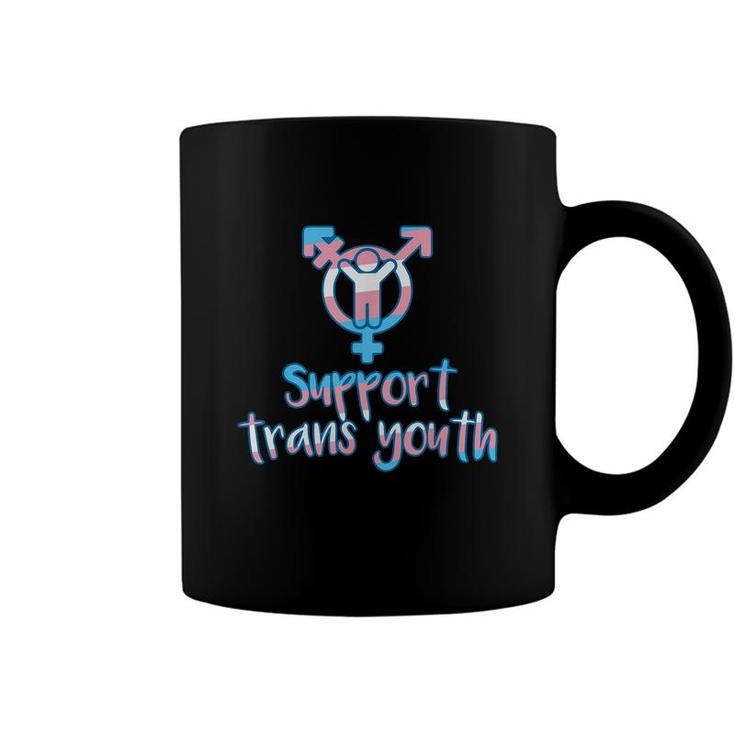 Support Trans Youth Protect Kids Lgbt Transgender Pride  Coffee Mug