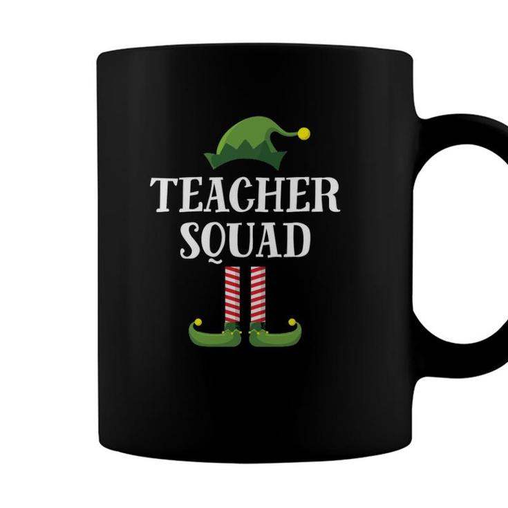 Teacher Squad Elf Matching Group Christmas School Party Pj Coffee Mug