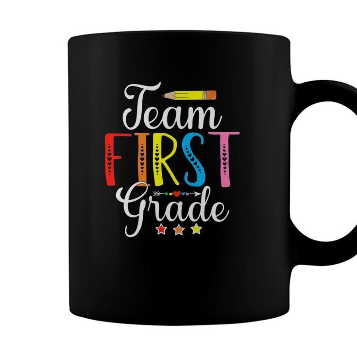 Team 1St Grade Teacher & Student First Grade Back To School Coffee Mug