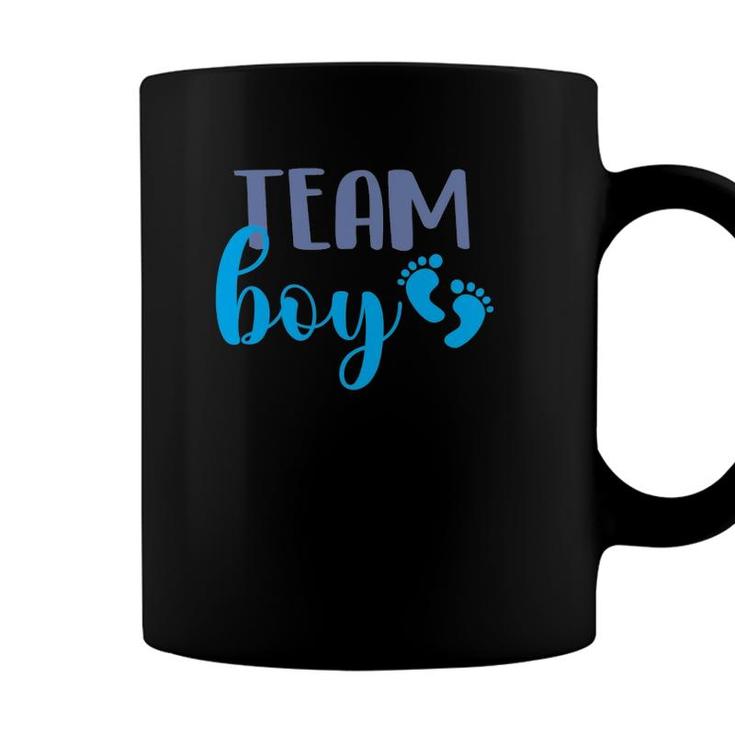 Team Boy Gender Reveal Party Baby Shower Pregnancy Coffee Mug