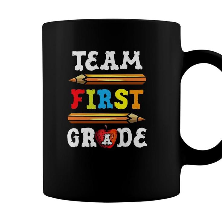 Team First Grade Back To School 1St Grade Teacher Coffee Mug