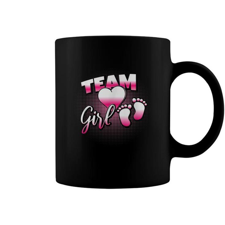 Team Girl Gender Reveal  Girls Support Gender Gift  Coffee Mug