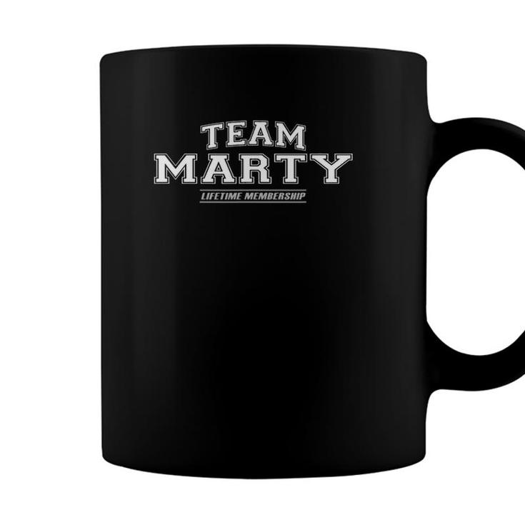 Team Marty Proud Family Surname Last Name Coffee Mug