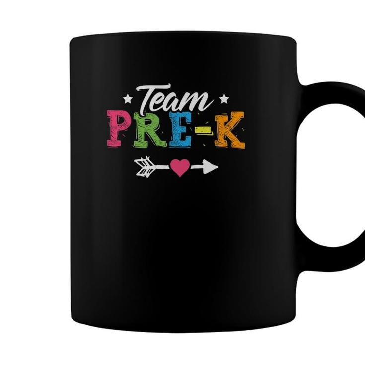 Team Pre-K  Preschool Teacher Student Back To School Coffee Mug