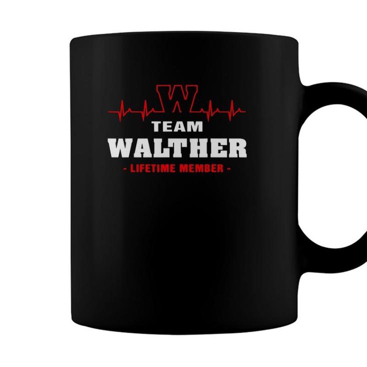 Team Walther Lifetime Member Proud Family Surname Walther Coffee Mug