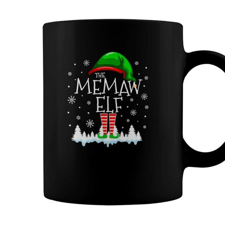 The Memaw Elf Christmas Family Matching Costume Pjs Cute Coffee Mug