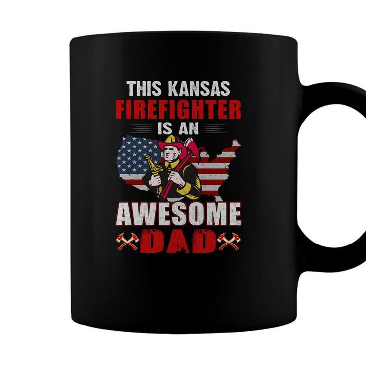This Kansas Firefighter Is An Awesome Dad Coffee Mug