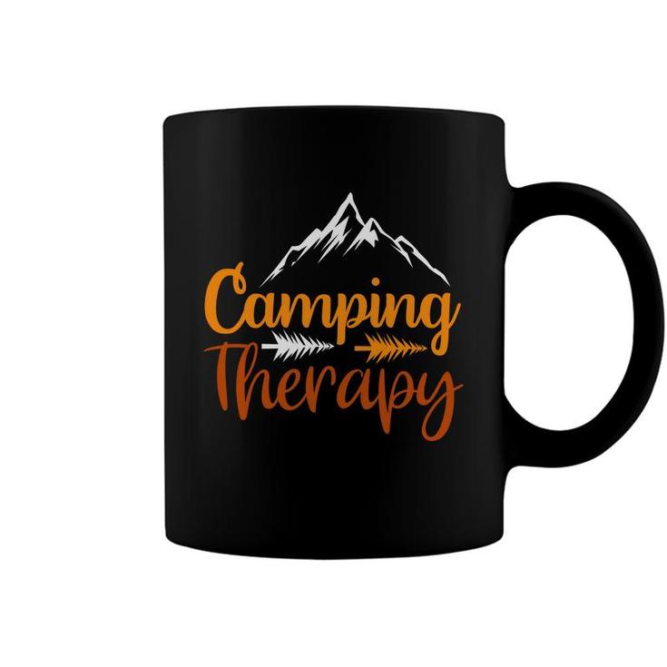 Travel Lover Always Has Camping Therapy In Every Exploration Coffee Mug