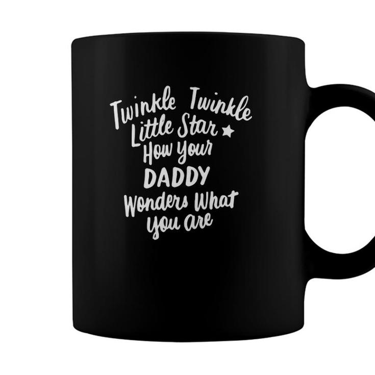 Twinkle Twinkle Little Star Daddy To Be Gender Reveal Party Coffee Mug