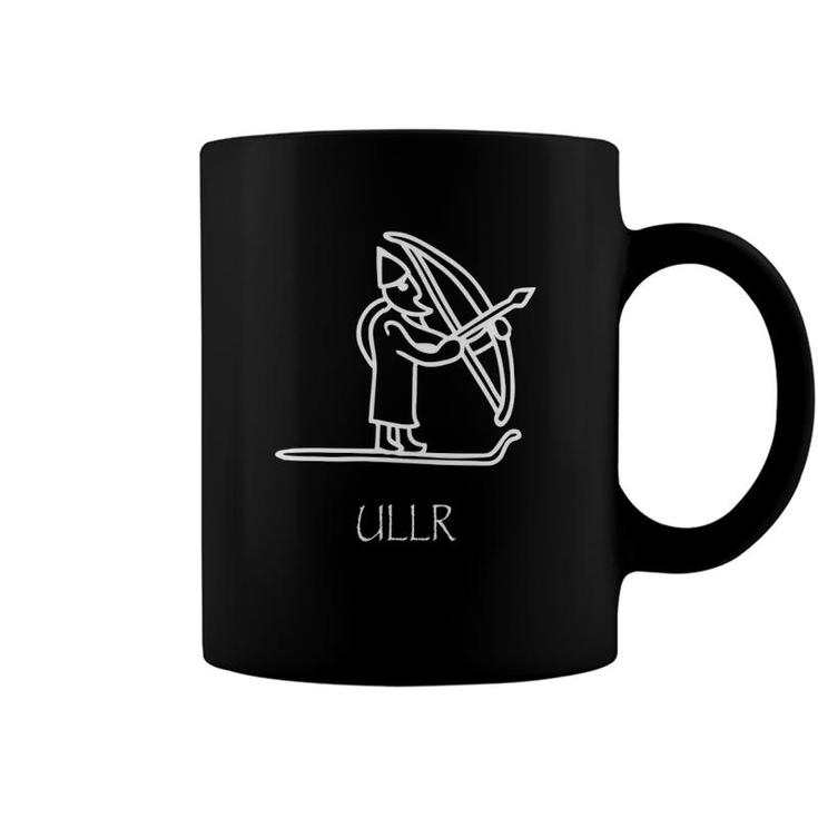 Ullr Norse Viking God Archery Hunting Ski Snow Coffee Mug