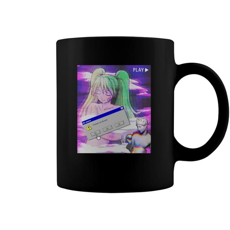 Vaporwave Aesthetic Japanese Style Anime Coffee Mug