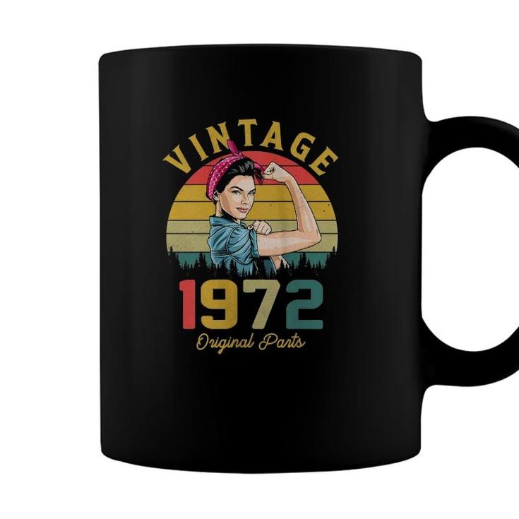 Vintage 1972 Made In 1972 49Th Birthday Women 49 Years Old Coffee Mug