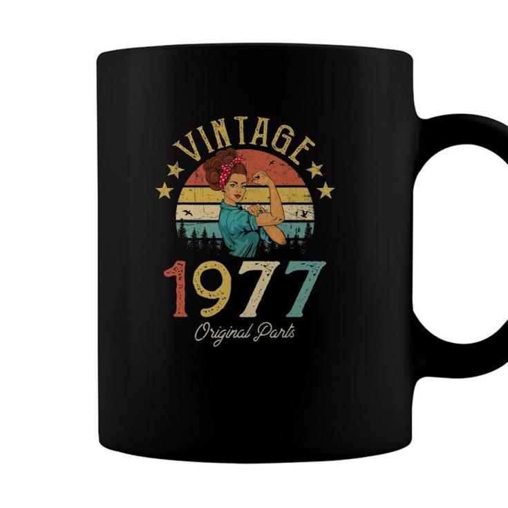Vintage 1977 Made In 1977 45Th Birthday Women 45 Years Old Coffee Mug