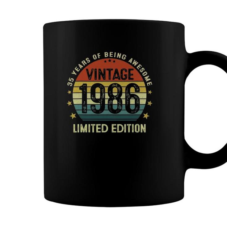 35 Years Old Vintage 1986 Limited Edition 35Th Birthday Coffee Mug |  Seseable UK