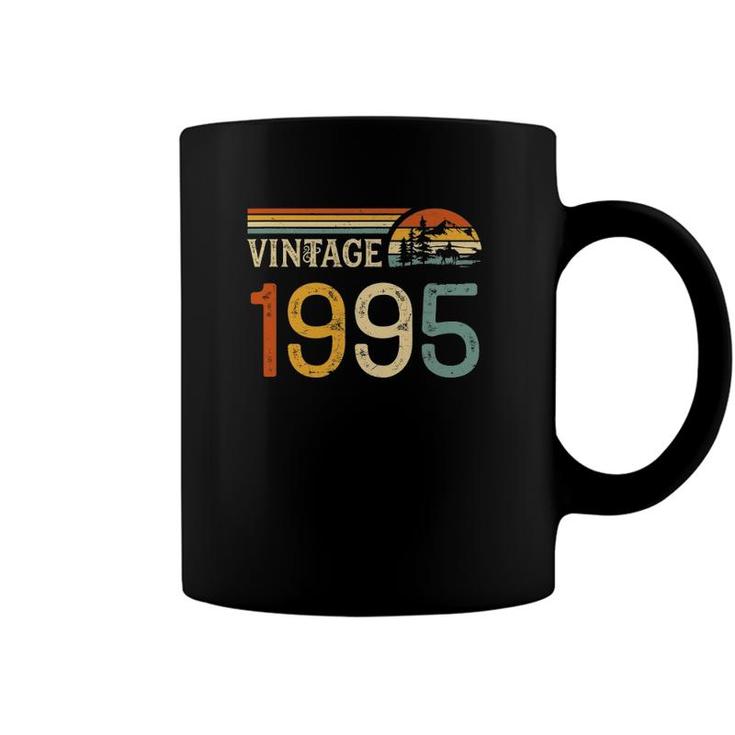 Vintage Made In 1995 27Th Birthday Gift Retro Classic 1995 Ver2 Coffee Mug