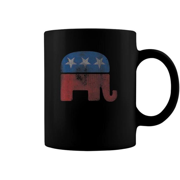 Vintage Republican Gop Elephant  Coffee Mug
