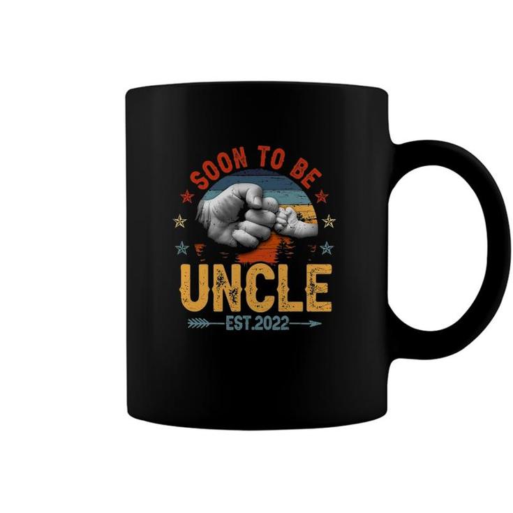 Vintage Soon To Be Uncle Est 2022 Ver2 Coffee Mug