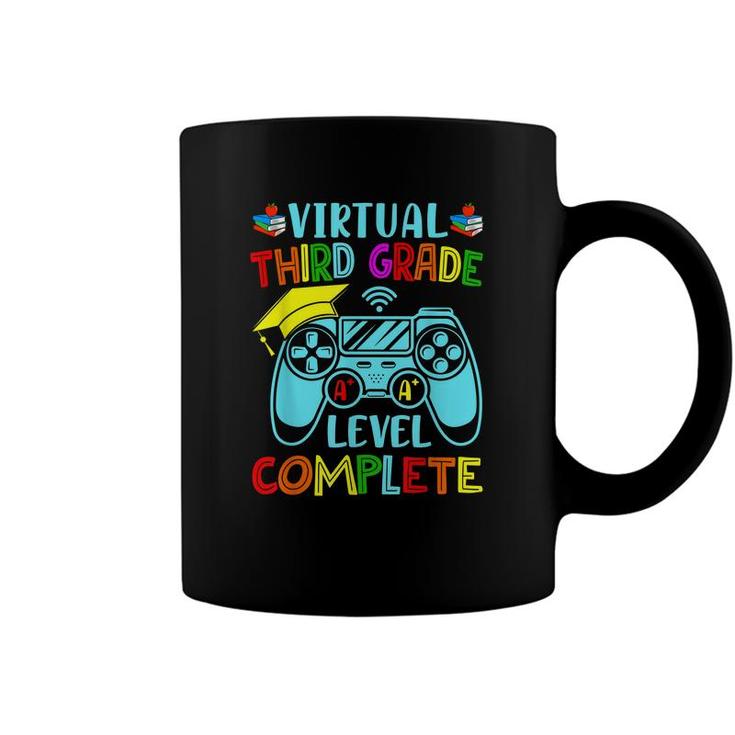 Virtual 3Rd Grade Graduation Level Complete Video Gamer  Coffee Mug