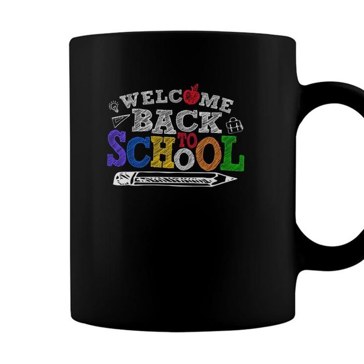 Welcome Back To School First Day Of School Teacher Student Learning Tools Coffee Mug