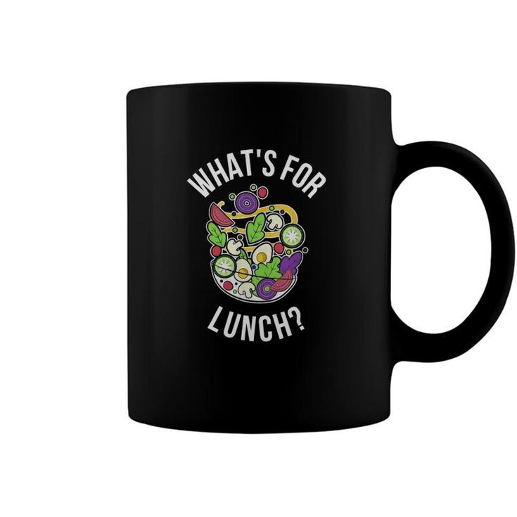 Whats For Lunch Funny Lunch Lady Coffee Mug