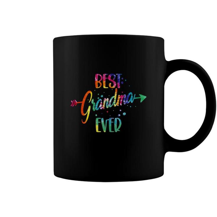 Womens Best Grandma Ever  Tie Dye Funny Grandma Mothers Day  Coffee Mug