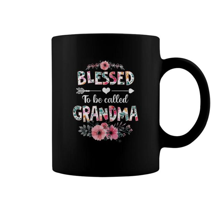 Womens Blessed To Be Called Grandma  Funny Grandma Mothers Day  Coffee Mug