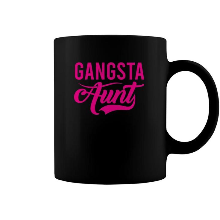 Womens Funny Gangsta Aunt Aunties Titas Family Matching Coffee Mug
