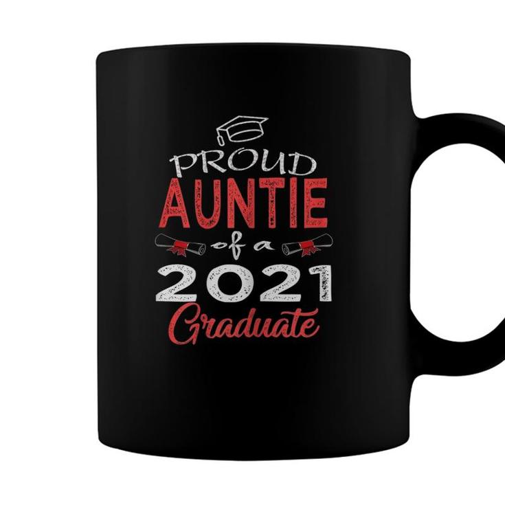Womens Proud Auntie Of A Class Of 2021 Graduate Senior 21 Women Coffee Mug
