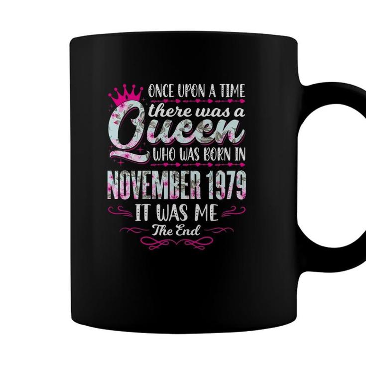 Womens Queen Born In November 1979 - Cute Women 43Rd Birthday Coffee Mug