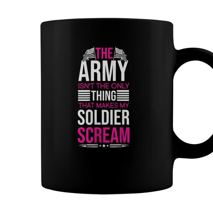 Womens Us Army Soldier Husband Wife Veterans Day Military  Coffee Mug
