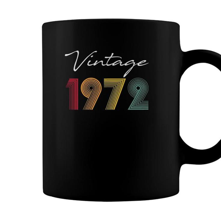 Womens Vintage 1972 50Th Birthday 50 Anniversary 50 Years Old Coffee Mug