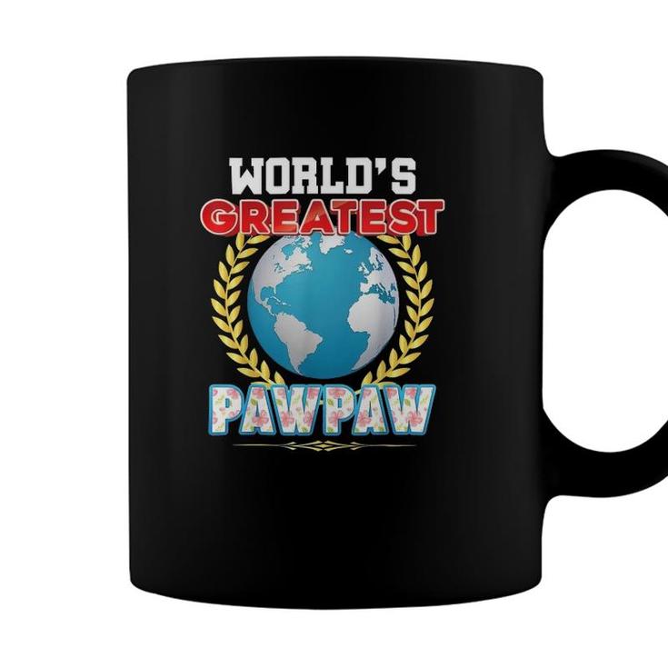 Worlds Greatest Pawpaw On Earth Proud Fathers Day Gift Dad Coffee Mug