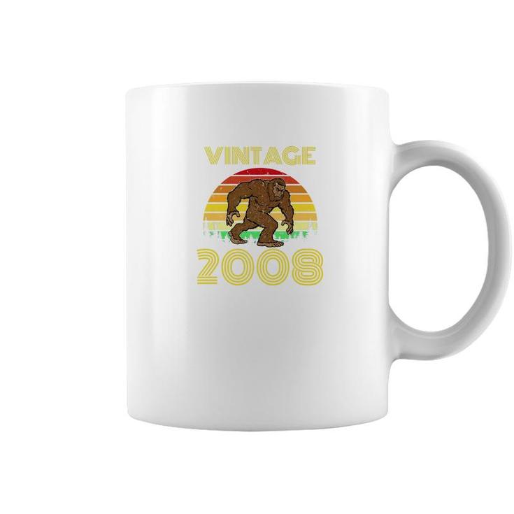 2008 11Th Birthday Vintage Bigfoot 11 Years Old Gift Coffee Mug