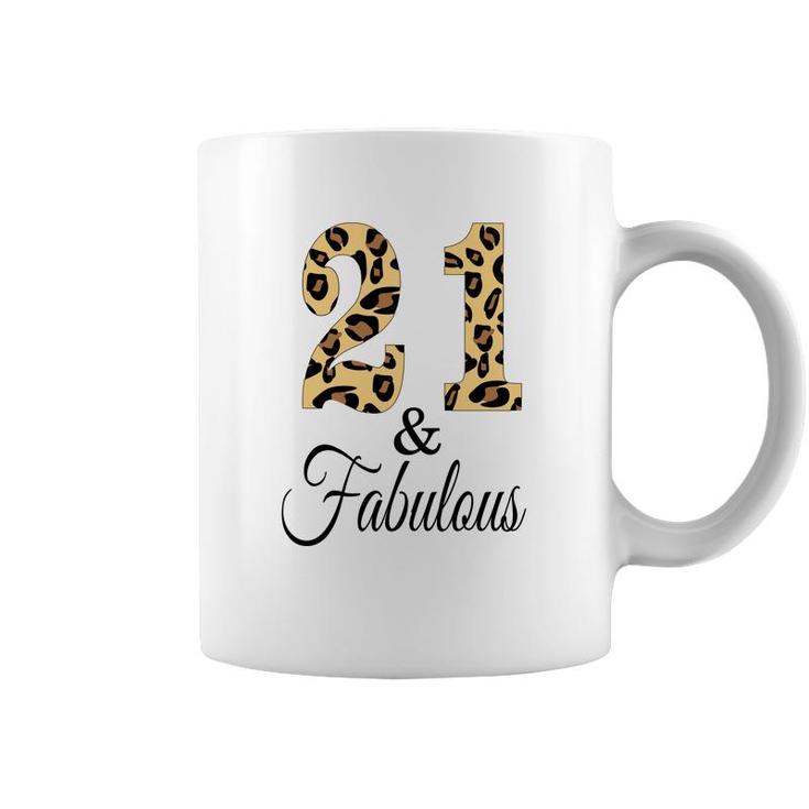 21St Birthday Fabulous Interesting Gift For Friends Coffee Mug