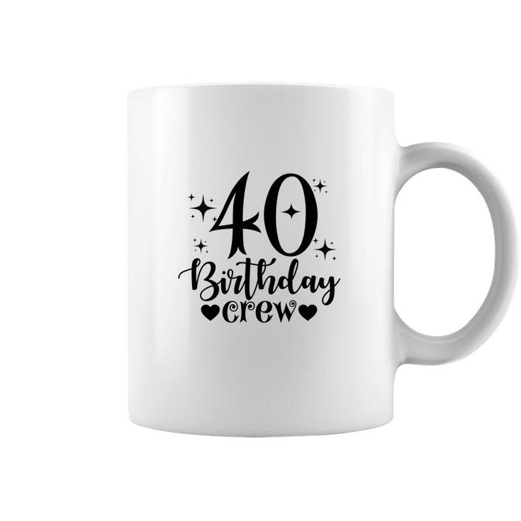 40Th Birthday Crew 40Th Birthday 1982 Stars Coffee Mug