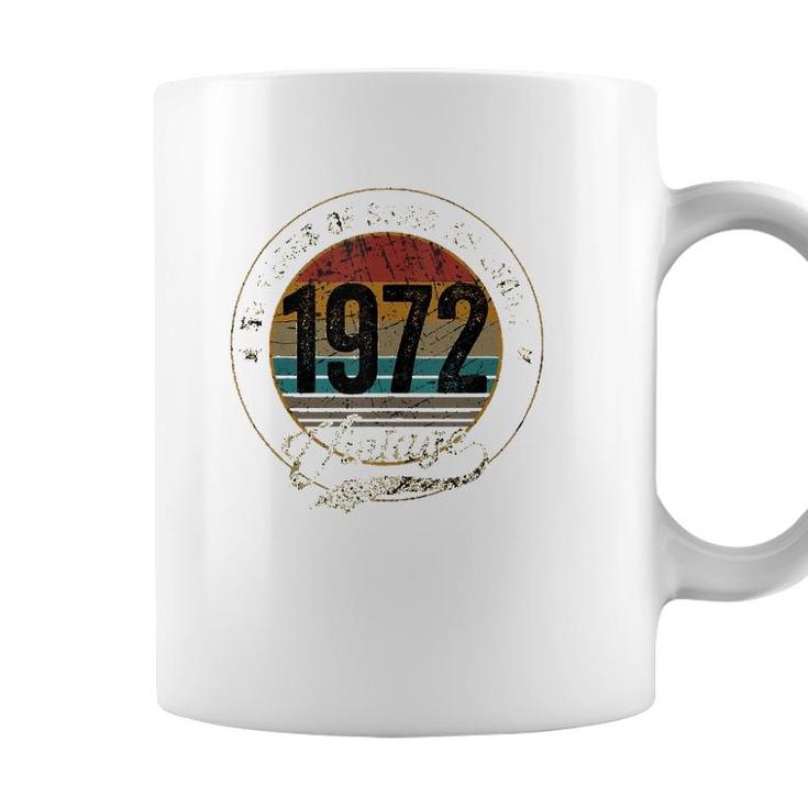 50 Years Old Vintage 1972 Being Awesome 50Th Birthday  Coffee Mug