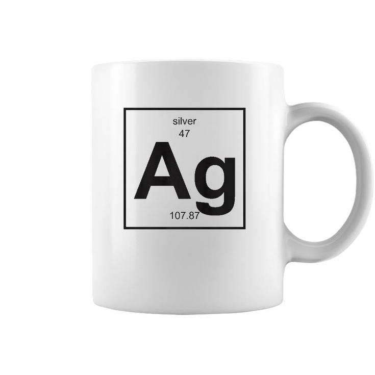 Ag Silver - Periodic Table Of Elements Coffee Mug