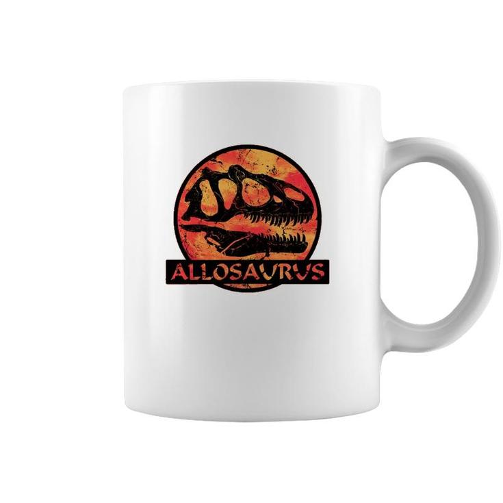 Allosaurus Fossil Skull Dinosaur Coffee Mug