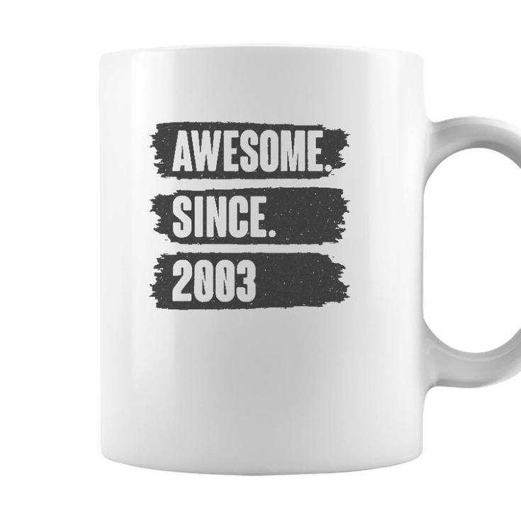 Awesome Since 2003 Birthday Gift For 18 Years Old Vintage Coffee Mug