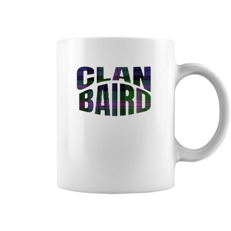 Baird Clan Kilt Tartan Namesake Scotland Coffee Mug