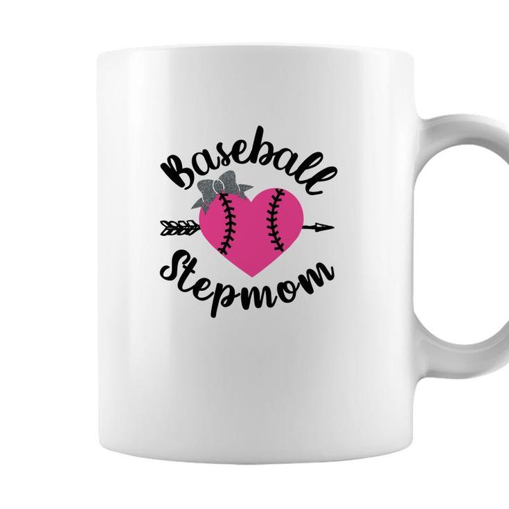 Baseball Stepmom Heart Happy Mothers Day 2022 Coffee Mug