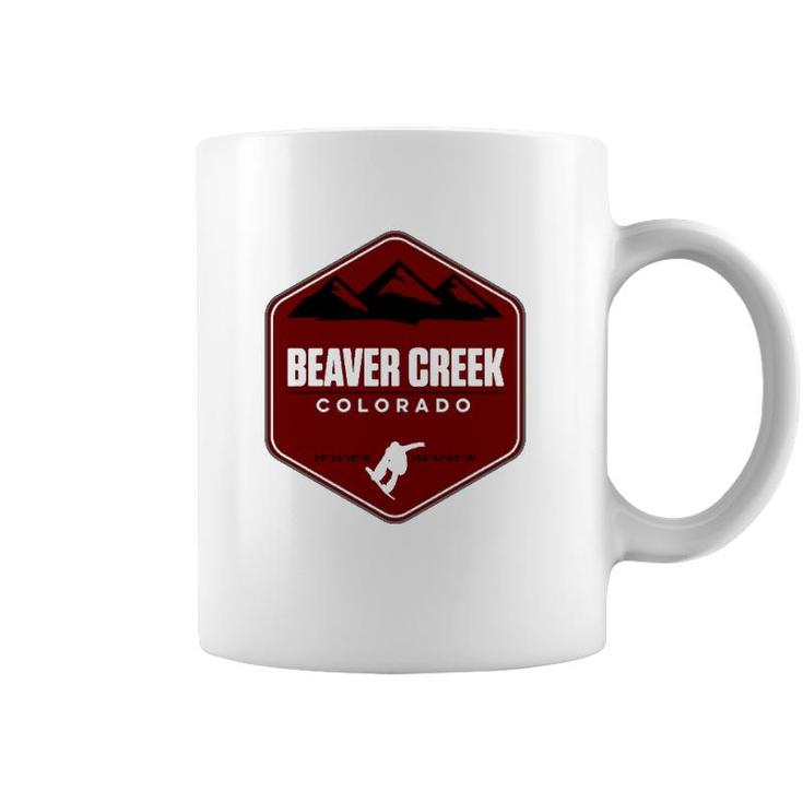 Beaver Creek Colorado Snowboard  Coffee Mug
