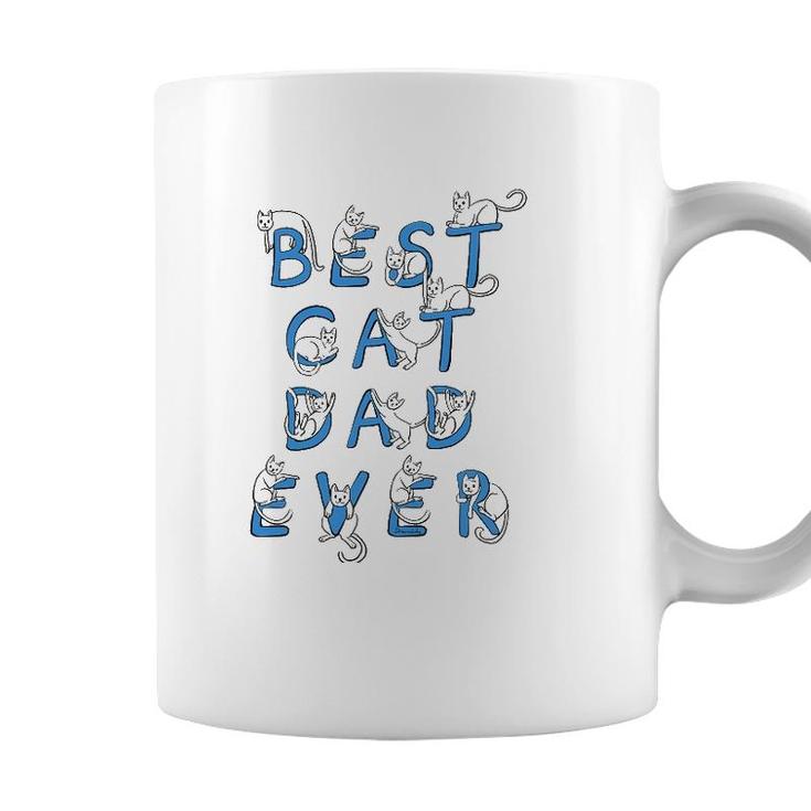 Best Cat Dad Ever Cats Kitten Funny Cute Lover Gift Graphic Coffee Mug