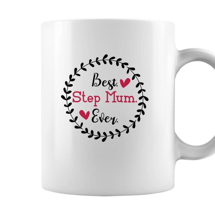 Best Step Mum Ever Mothers Day Wreath Stepmom Coffee Mug