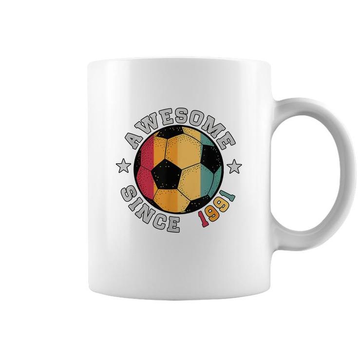 Birthday Soccer Player 31 Year Old Awesome Since 1991 Soccer  Coffee Mug